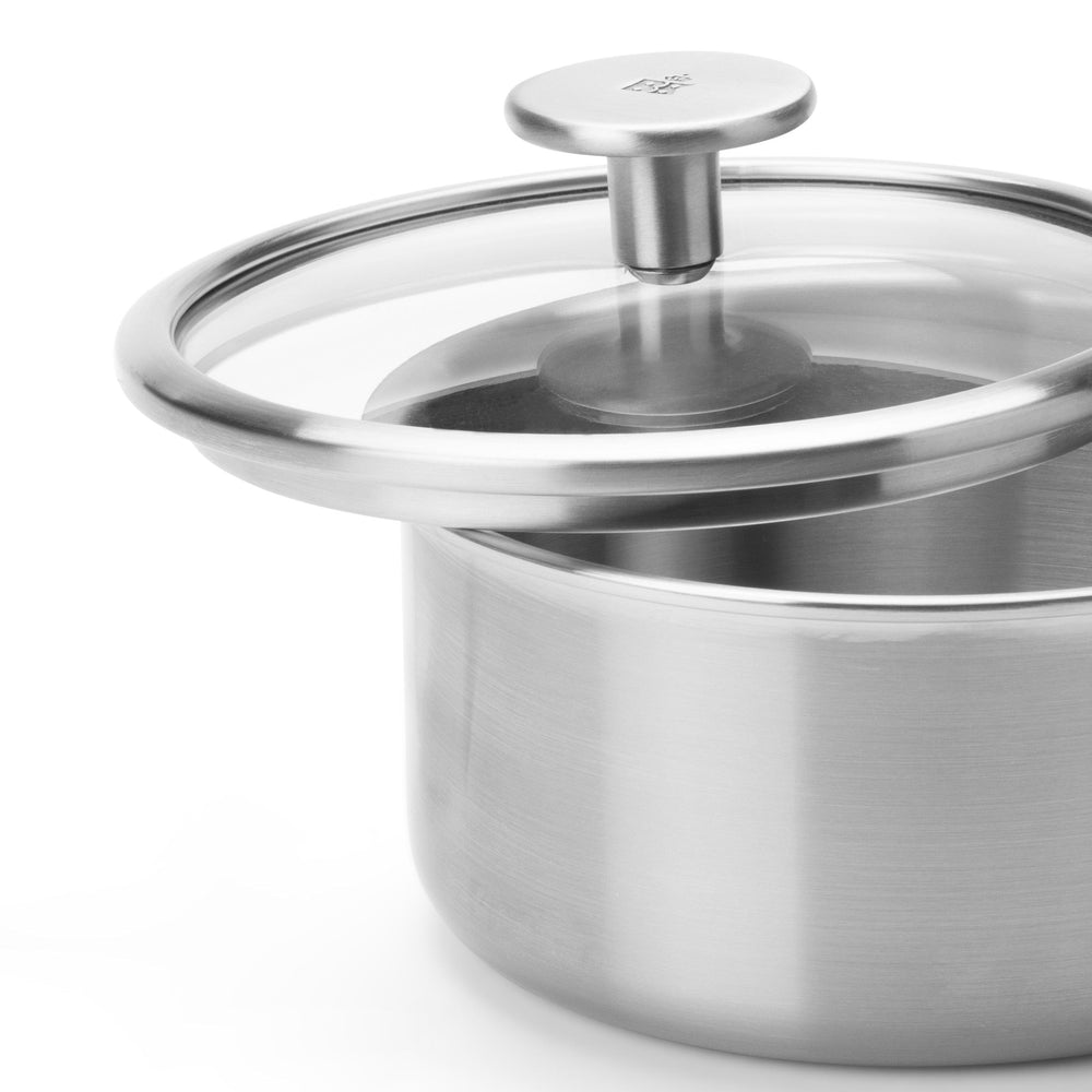 BK Steelpan Peter Goossens Maestro 3-Ply RVS ø 16 cm / 1.6 Liter - met deksel - detail 1