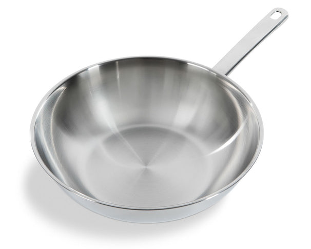 BK Wokpande Bright Rustfrit Stål ø 28 cm / 3,7 Liter - uden non-stick belægning
