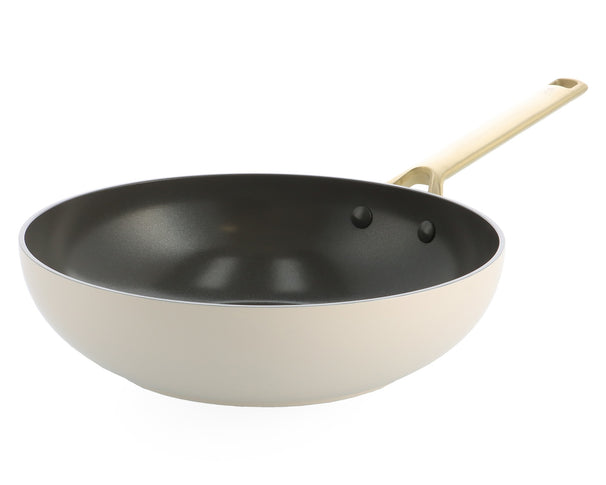 BK Wokpande Sublime Cream White ø 28 cm - keramisk non-stick belægning