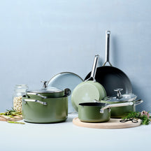 BK Wokpan Sublime Olive Green ø 28 cm - sfeerbeeld 2