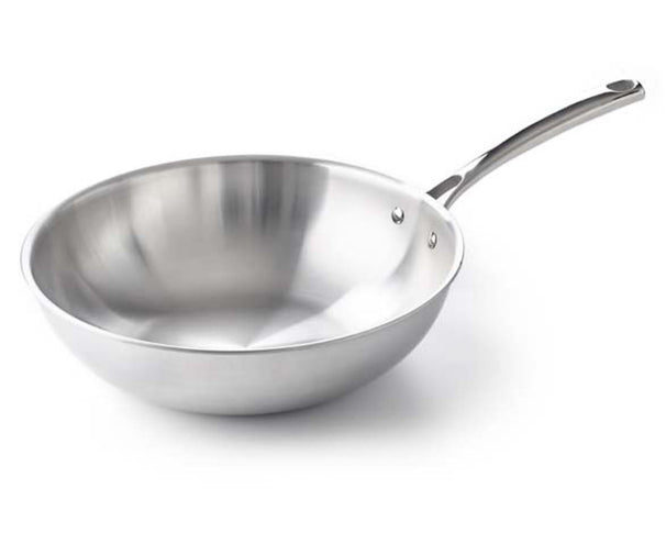 BK Wokpande Superior Tri-Ply Rustfrit Stål ø 30 cm / 4,7 Liter - uden non-stick belægning