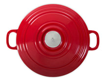 BK Stegegryde Bourgogne Chili Red Gussejern ø 24 cm / 4.2 liter - emaljeret non-stick belægning