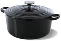 BK Stegegryde Bourgogne Jet Black Gussejern ø 28 cm / 6.7 liter - emaljeret non-stick belægning