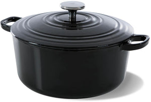 BK Stegegryde Bourgogne Jet Black Gussejern ø 28 cm / 6.7 liter - emaljeret non-stick belægning