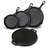 Blackwell Pannenset Gietijzer 4-Delig Koekenpan 16, 20 & 25 cm & Grillplaat ø 30 cm - egnet til alle varmekilder - uden non-stick belægning