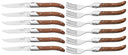 Blackwell Steakbestek Laguiole - Steakmessen & Steakvorken - Rozenhout - 12 Stuks