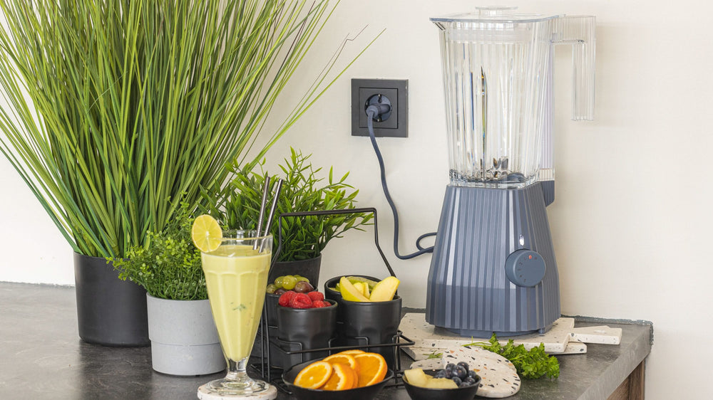 Alessi Blender Plissé Grå - 1.5 liter - 700 W - Michele de Lucchi - MDL09 G