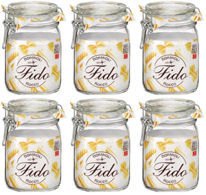 Bormioli Rocco Weckpotter Fido 11 x 11 cm / 1 liter - 6 styk