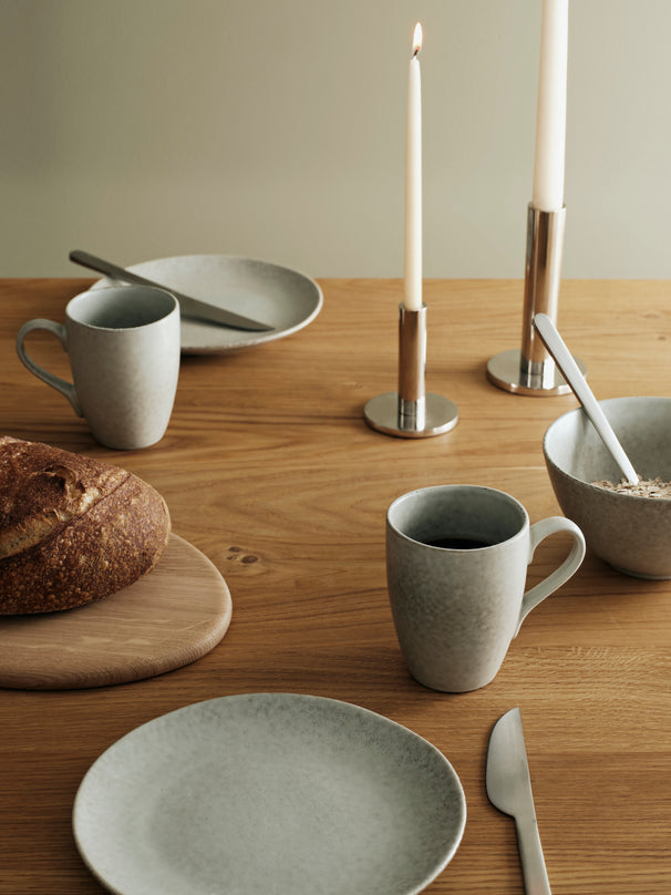 Broste Copenhagen Morgenmadssæt Nordic Marsh 12-delt / 4 personer - 4 morgenmadstallerkener, 4 skåle og 4 kopper