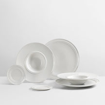 Broste Copenhagen Pastaset Stevns 6-delig / 2 personer - 2 dinerborden, 2 pastaborden og 2 små tallerkener