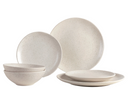 Broste Copenhagen Serviesset Nordic Vanilla 6-delig / 2 personer - 2 dinerborden, 2 ontbijtborden og 2 skåle