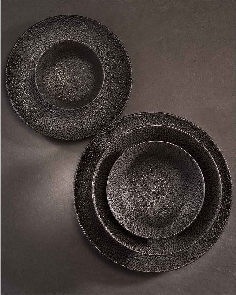 Cosy & Trendy Dinerborden Candy Black ø 26.8 cm - 4 Stuks