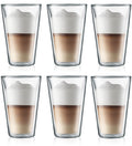 Bodum Dubbelwandige latte macchiato glas Canteen - patenteret ventil - 400 ml - 6 stk.