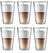 Bodum Dubbelwandige latte macchiato glas Canteen - patenteret ventil - 400 ml - 6 stk.