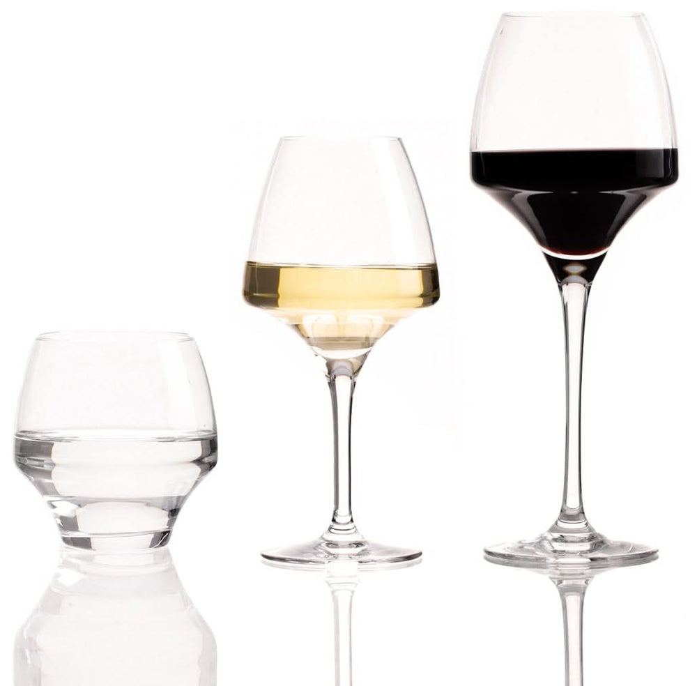 Chef & Sommelier Vinglas Sæt Open Up (Røde vinglas & Hvide vinglas & Vandglas) - 18-delt sæt - 6 røde vinglas, 6 hvide vinglas og 6 vandglas