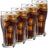 Coca Cola Glas - Longdrinkglas - Sodavandglas - Crown Cap - 350 ml - 4 stk.