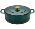 Combekk Braadpan met deksel Gietijzer Holly Green ø 28 cm / 5.3 Liter