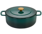 Combekk Braadpan met deksel Gietijzer Holly Green ø 28 cm / 5.3 Liter
