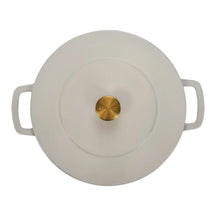 Combekk Braadpan met deksel Gietijzer Sand ø 28 cm / 5.3 Liter - bovenaanzicht