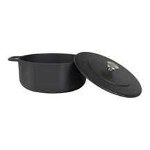 Combekk Braadpan met deksel Gietijzer Zwart ø 28 cm / 5.3 Liter - open