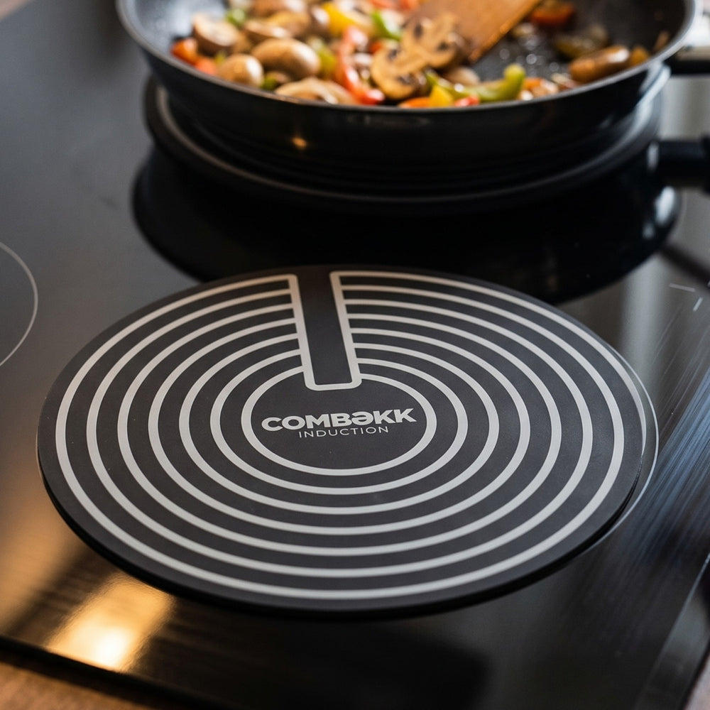 Combekk Silikone Induktionsbeskytter / Induktionsmåtte – ø 18 / 24 / 28 cm - 3 stk.