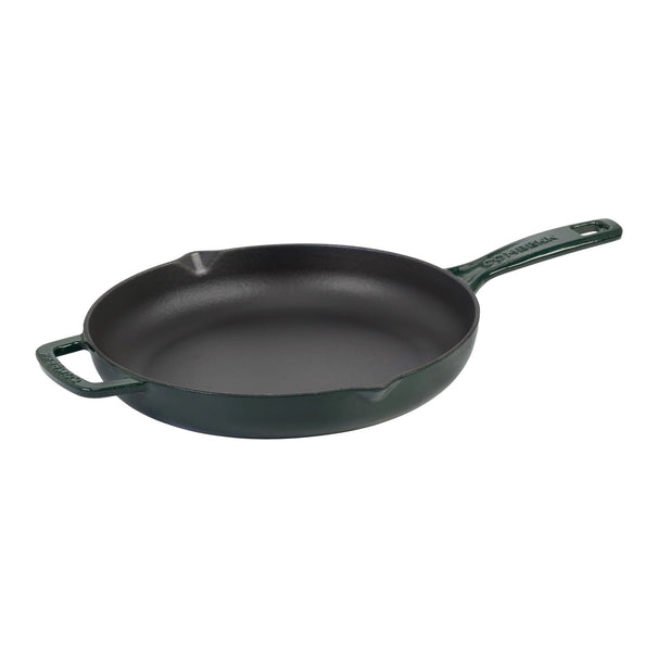 Combekk Stegepande Classic Støbejern Holly Green ø 26 cm - emaljeret non-stick belægning