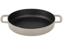 Combekk Stegepande med 2 håndtag Støbejern Sand ø 28 cm - emaljeret non-stick belægning