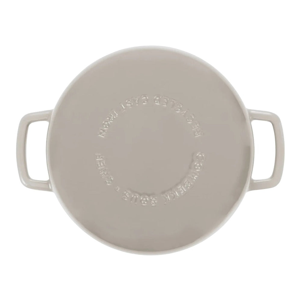 Combekk Koekenpan Skillet met 2 grepen Gietijzer Sand ø 28 cm - onderaanzicht
