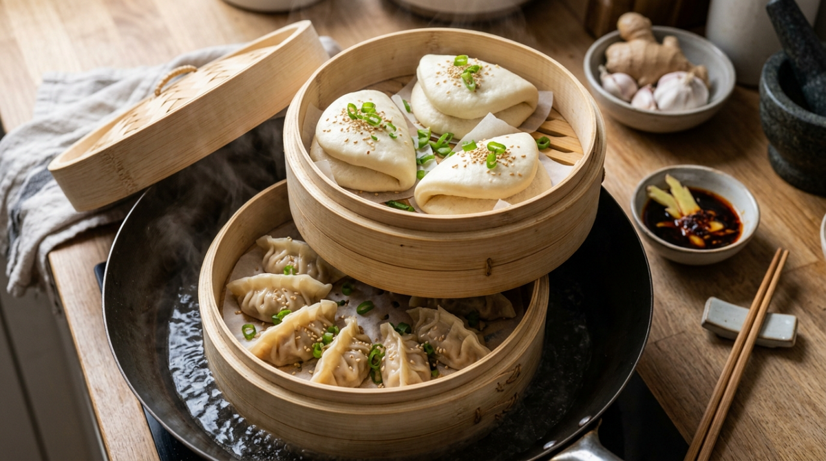 Bløde, fyldte og fulde af smag: asiatiske streetfood-klassikere fra dit eget køkken.