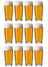 Cookinglife Bierglazen Fluitje 190 ml - 12 styk