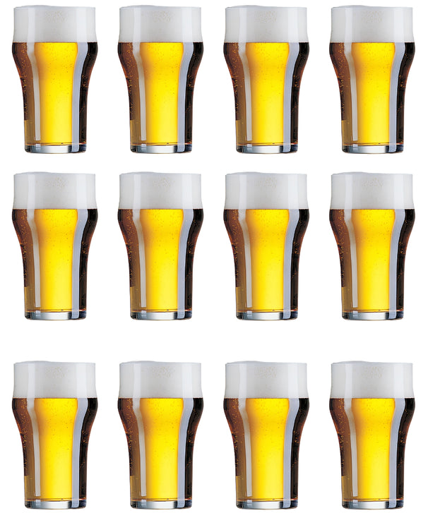 Cookinglife Engelske Ølglas Nonic 340 ml - 12 stk.