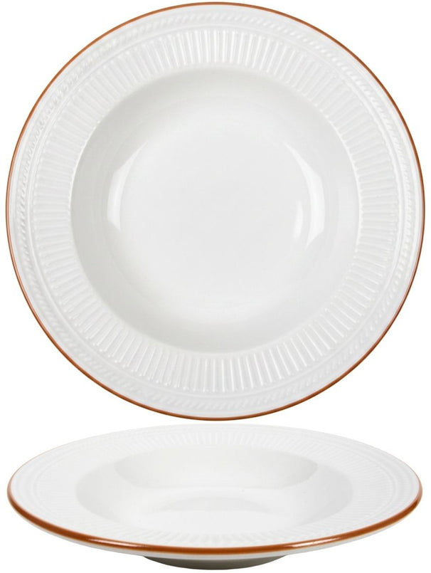 Cookinglife Dybe Tallerkener / Pastatallerkener Stratton ø 22 cm - 6 stk.
