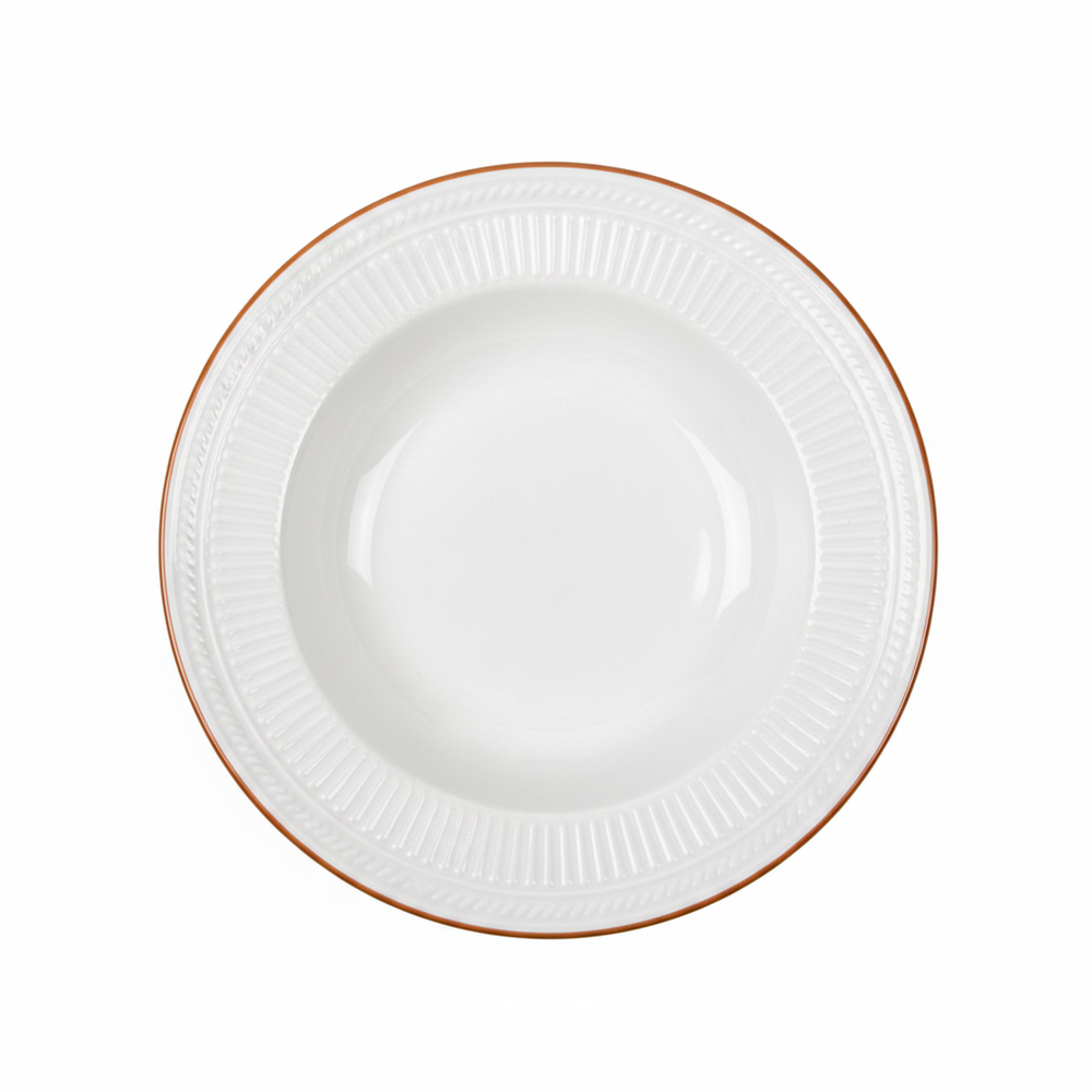 Cookinglife Dybe Tallerkener / Pastatallerkener Stratton ø 22 cm - 6 stk.