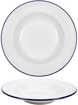 Cookinglife Dybe Tallerkener / Pastatallerkener Whitmore ø 22 cm - 6 stk.