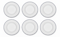 Cookinglife Dybe Tallerkener / Pastatallerkener Whitmore ø 22 cm - 6 stk.