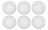 Cookinglife Dybe Tallerkener / Pastatallerkener Whitmore ø 22 cm - 6 stk.