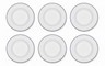 Cookinglife Dybe Tallerkener / Pastatallerkener Whitmore ø 22 cm - 6 stk.