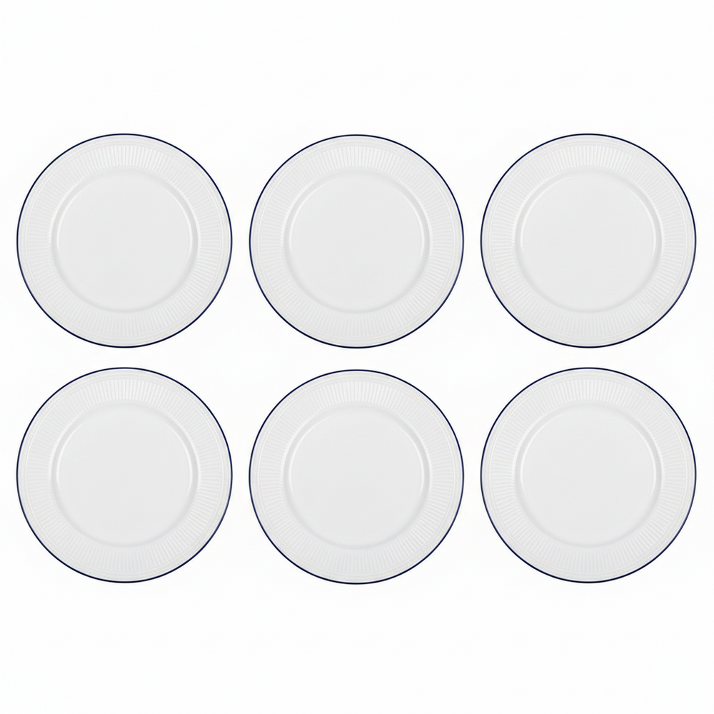 Cookinglife Dinerborde Whitmore ø 27 cm - 6 stk.