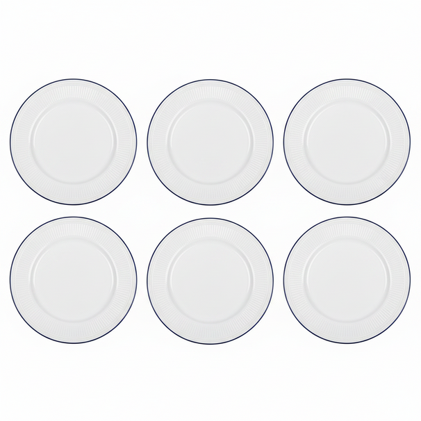Cookinglife Dinerborde Whitmore ø 27 cm - 6 stk.