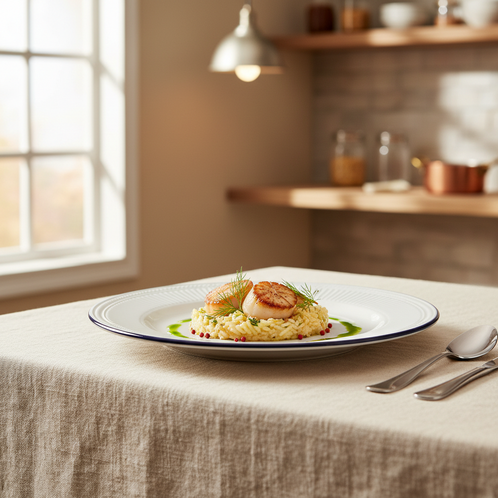 Cookinglife Dinerborde Whitmore ø 27 cm - 6 stk.