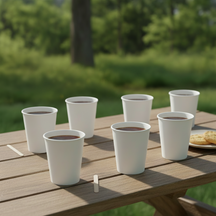 Cookinglife Kartonnen Koffiebekers 230 ml - Hvid - 50 stk.