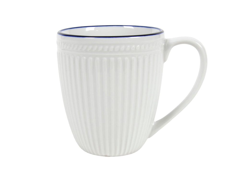 Cookinglife Serviesset Whitmore 30-delig / 6 personer - 6 middagstallerkener, 6 morgenmadstallerkener, 6 dybe tallerkener, 6 skåle og 6 krus