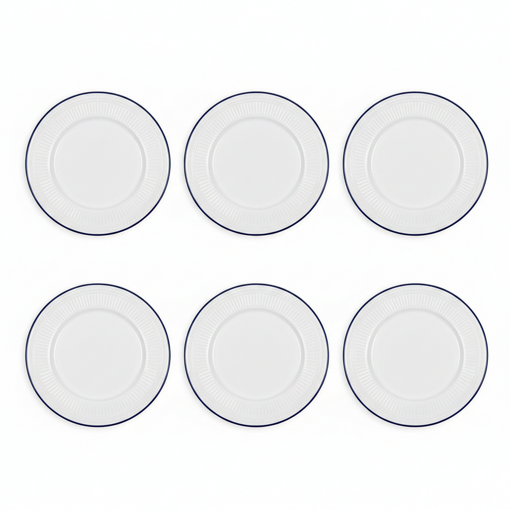 Cookinglife Morgenmadstallerkener / Desserttallerkener Whitmore ø 19 cm - 6 stk.
