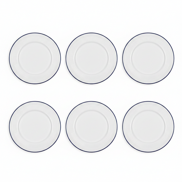 Cookinglife Morgenmadstallerkener / Desserttallerkener Whitmore ø 19 cm - 6 stk.