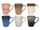 Studio Tavola Cappuccinokopper - Kaffe kopper med øre - Earth - 310 ml - 6 stk.