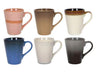 Studio Tavola Cappuccinokopper - Kaffe kopper med øre - Earth - 310 ml - 6 stk.