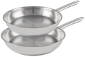 Cookinglife Stegepandssæt Superior Triply RVS 2-Delt ø 24 & 28 cm - egnet til alle varmekilder - uden non-stick belægning