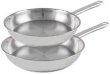 Cookinglife Stegepandssæt Superior Triply RVS 2-Delt ø 24 & 28 cm - egnet til alle varmekilder - uden non-stick belægning