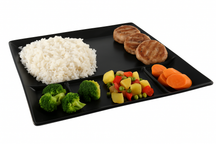Cookinglife BBQ Borde / Fondueborde / Gourmetborde 5 rum - 24 x 24 cm - 4 stk.