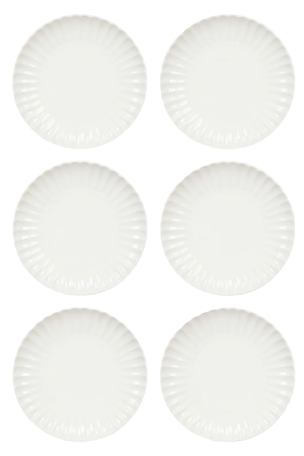 Cookinglife Dinerborden Cardida Off White ø 26 cm - 6 Stuks